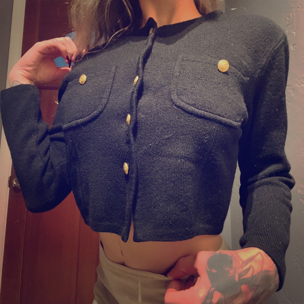 Vintage Liz Claiborne cropped blazer
